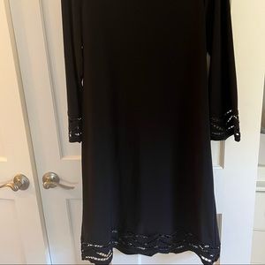 Laundry by Shelli Segal black beaded dress